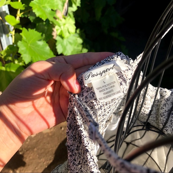 Passport floral summer Midi Dress w/shirred back - Picture 7 of 13